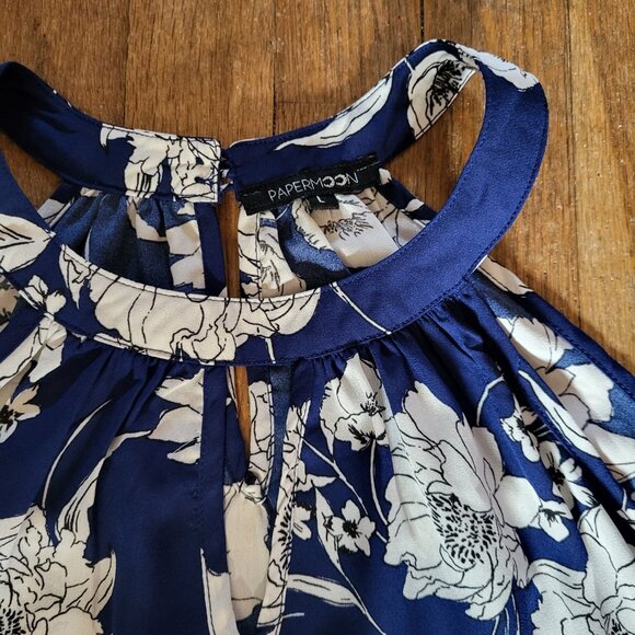 Papermoon Bonney Keyhole Halter Top - M - EUC - Picture 3 of 4